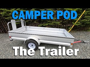 Stirling Galvanized 5 x 10 Trailer - Building a Lightweight Teardrop Camper with Bathroom
