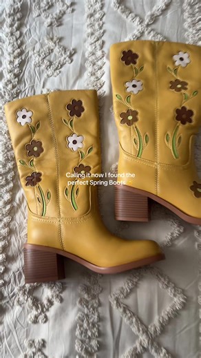 Spring-Summer Vintage Boots: Cute and Comfy Styles