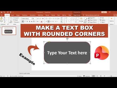 How to Make a Rounded Corner Text Box in PowerPoint (Easy Tutorial)