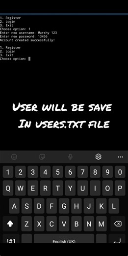 LOGIN SYSTEM | PYTHON | EASY AND SIMPLE