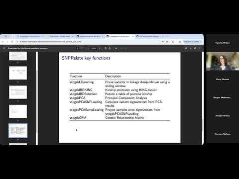 Bioconductor Africa Seminar Series: GWAS data analysis using GENESIS (Part 2)