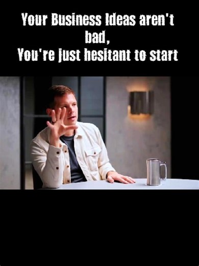 Do you have ideas collecting dust in the back of your mind? Don't let them. You only have one life, make the most of it. #advice #business #entrepreneur #businesstips #podcastclips #fyp