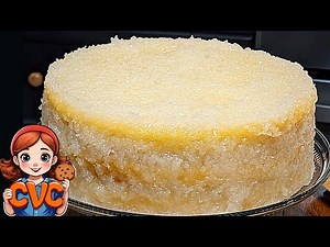 Fresh Coconut Cake with Cooked Coconut Topping - How to Make a Coconut Cake