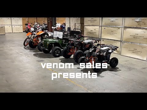 Features and Differences in Venom Motorsports Gas Powered ATVs, Dirt Bikes, & Mini Jeeps in Canada