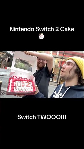 We Got a Nintendo Switch 2 Cake and It’s Epic!