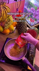 Homemade kitchen on Instagram: "Spicy mama🔥 -Garlic -Mama -Chilli Powder -Water Quick Egg Tortilla Wrap🌯 -2Eggs -Cheese -Sausage -Bokchoy -Mayonnaise Zanlai riltam ah hi chuan a rem2 hi han siam ila a tui vel vek tawh mai😂"