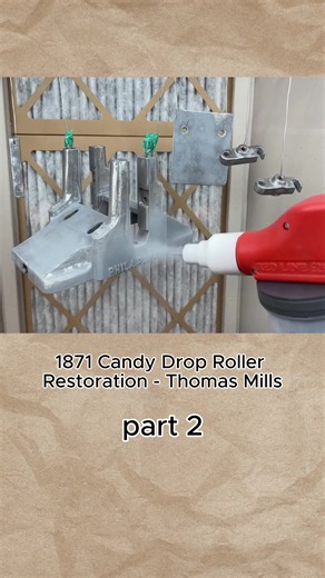 1871 Candy Drop Roller Restoration by Thomas Mills