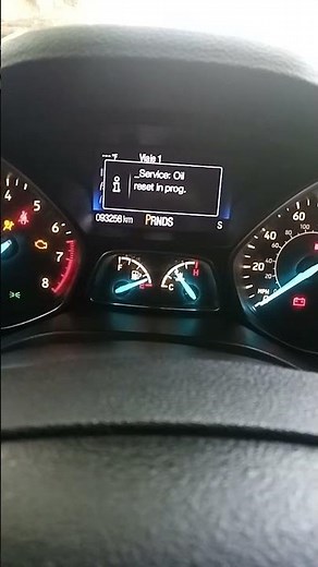 Reset Cambio de Aceite de motor Ford Escape 2017