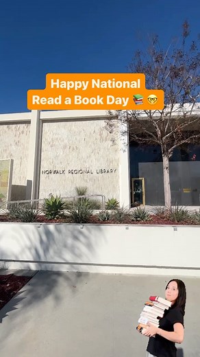 Norwalk Bookworms Unite! 📚🐛 Happy National Read a Book Day 🎉 Visit the Norwalk Library (12350 Imperial Hwy.) or the Alondra Library (11949 Alondra Blvd.) to check out your new favorite book! What book are you currently reading❓ | City of Norwalk, California - City Hall
