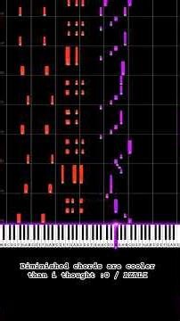 Diminished chords are cooler than i thought :O / AZALI【Piano Tutorial 】 #piano #AZALI