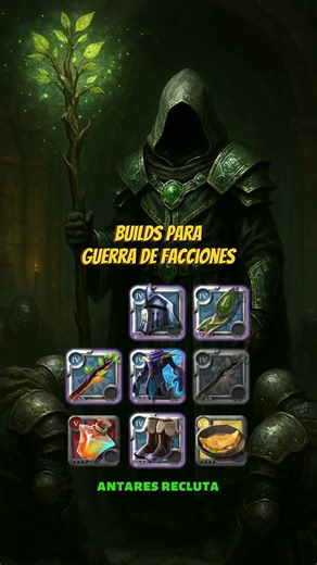 BUILD DE HEALER PARA GUERRA DE FACCIONES #antares #albiononline #albion #twitch #builds #mmorpg