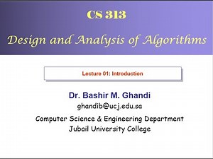 Lecture 01: Introduction Part #3