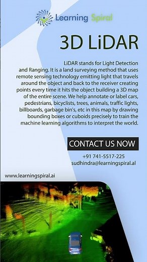 3D LiDAR Annotation | LiDAR Annotator Demo | 3D labeling overview | Learning Spiral AI