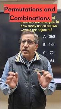 Arranging Letters of EAMCOT to Form Words | Permutations & Combinations | Class 11 CBSE