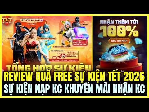REVIEW OF NEW FREE GIFTS FROM THE 2026 TET EVENT - SUPER AWESOME, TOP-UP PROMOTION TO GET EXTRA D...