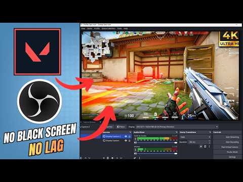 How To Record Valorant With OBS Studio (NO BLACK SCREEN) 🔥 Best OBS Settings 2026