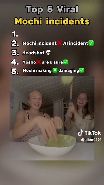 Top 5 viral mochi incident #top5 #mochi #japan #mochimochi #matcha #cooking #fyp #viral #foryou