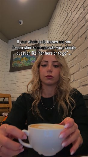 Jess Tiana | Trauma-Informed Strength + Nervous System Coach on Instagram: "Want to hear something EMBARASSING ? When I was younger, I used to cry if I had to order food by myself. My parents would say, “It’s just talking,” or “it’s not that hard”, but my whole body would freeze. My chest would squeeze, my throat would close, and I’d panic so hard I sometimes didn’t eat just to avoid talking to someone. I used to think it was social anxiety or me being “shy.” It wasn’t. It was my nervous system 