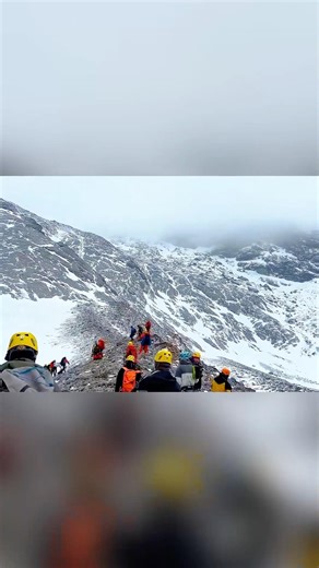 My first snow-capped mountain—here to witness towering peaks and vast heaven and earth.#hiking