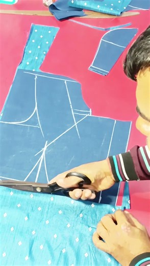 princess cut blouse cutting tutorial short video