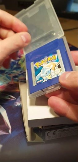 Pokemon Blue on gameboy color start up. #nintendo #pokemon #retrogaming