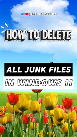 How to Remove all Junk Files 🗃️