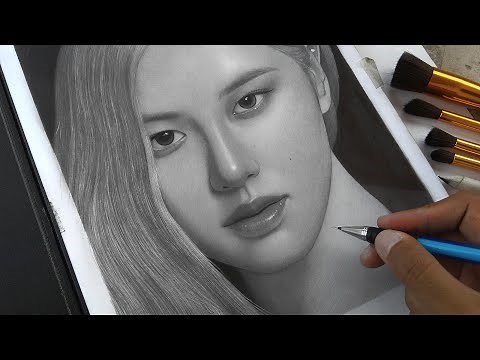 Shading Drawing Techniques Using Charcoal ( You Must Watch )