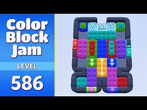 Color Block Jam Level 586 | Every Puzzle Solved! 🎯