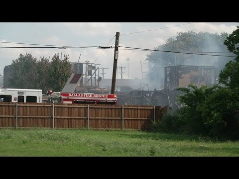 Explosion caused a massive fire at an Oak Cliff apartment complex, officials say