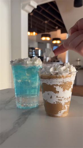 Analog Coffee & Community on Instagram: "AVAILABLE NEXT WEEK ONLY 🧊 MELTDOWN WEEK DRINK SPECIALS In honor of Richmond’s annual week of ice sculptures, winter-themed events, fireworks & more! 🧊Ice Ice Baby ~ a delicious, blue raspberry seltzer with light up ice cubes for an epic drinking experience *iced only* ❄️Snowed In ~ vanilla latte with marshmallow lining + whipped cream *iced only* 🍦Winter White Mocha ~ white chocolate + peppermint *hot/cold*"