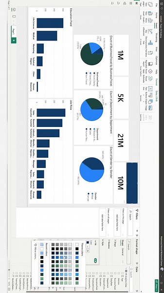 عرض بيانات احترافي في Power BI من الصفر