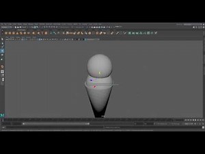 Beginner Tutorial 4 - Autodesk Maya 2018 - Ice Cream Cone