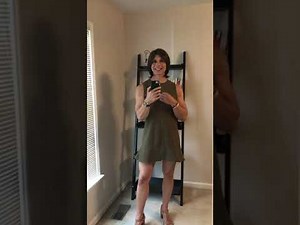 Male to Female Transition MtF crossdress crossdresser transgender hrt short dress