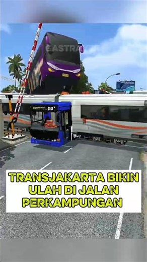 TRANSJAKARTA BIKIN ULAH LAGI #bussid #short #trending