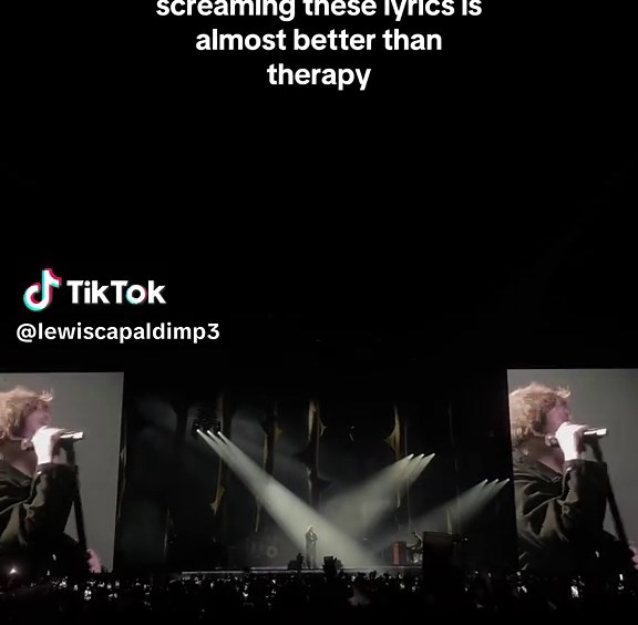 Lewis Capaldi Live: Screaming Bruises Lyrics at Concert
