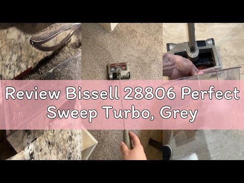 Review Bissell 28806 Perfect Sweep Turbo, Grey