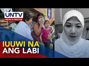 Labi ng OFW na pinatay at sinunog sa Kuwait, iuuwi na sa Pilipinas