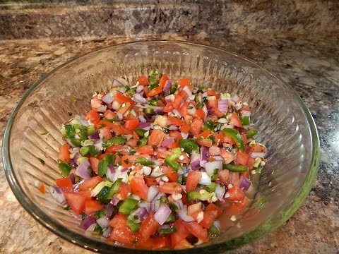 Authentic Pico De Gallo Recipe | Fresh Tomato Salsa Recipe | Salsa Mexicana