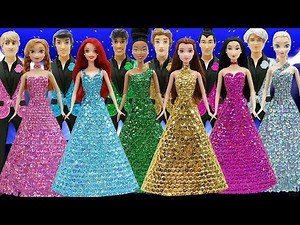 Play Doh Sparkle Prom Dresses Disney Couples