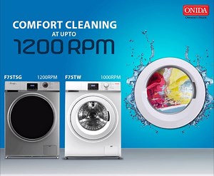 11 shares | Onida's high powered and advanced motors gives your clothes the comfort cleaning that it needs with #Tender #Loving #Care . . #Onida #OwnersPride #WashingMachine #ComfortWash | Onida | Facebook