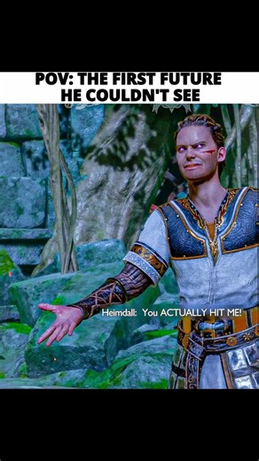 Heimdall Loses His Vision 😱 First Time He Can’t See the Future #godofwar #gaming #kratos #heimdall