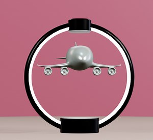 [Hot Item] New Magnetic Levitating Floating Air Plane Display Stand