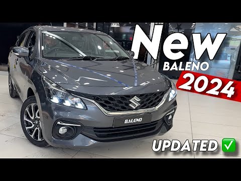 New Maruti Suzuki Baleno 2024 Alpha Top Model Grey Colour DETAILED REVIEW