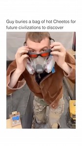 Guys Buries Hot Cheetos for Future Civilizations to Discover 😅😅 | Gillynova