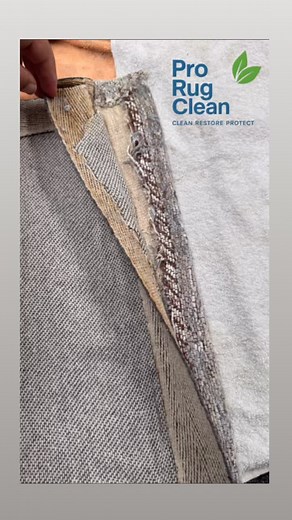 Before & After Rug Repair 🧵 We don’t just wash rugs — we repair them too! This beautiful rug came to us a little worse for wear, Check it out now!! | Pro Rug Clean