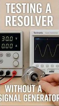 Testing a Resolver Without a Signal Generator! 🔧⚡