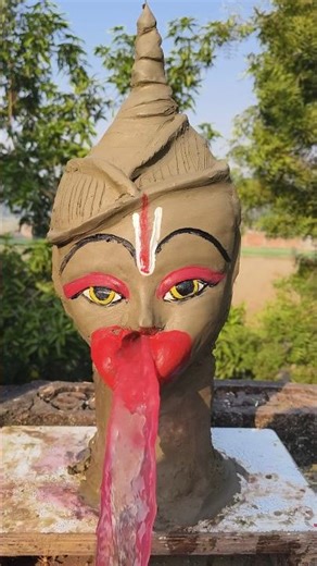 hanuman ji mitti murti makings/ hanuman idol makings/hanuman clay making #shorts #video