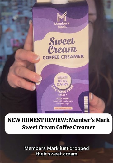 ☕️ Review Time: Member's Mark Sweet Cream Coffee Creamer ☕️ What do you guys think? Are you running to grab one? Tag me if you do!!! #SamsClub #SamsClubFoodReview #SamsClubFoodReviews #SamsClubFood #SamsClubFinds