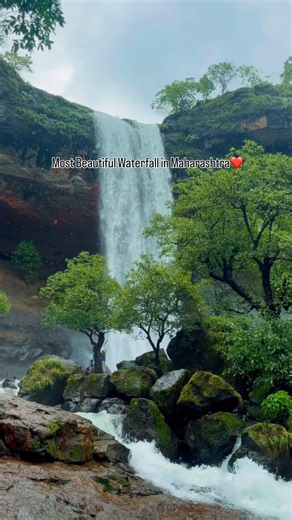 This Hidden Waterfall in Maharashtra Feels Unreal 🌧️😍 |