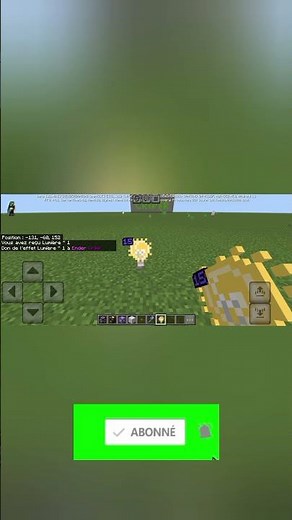 Code de triche minecraft